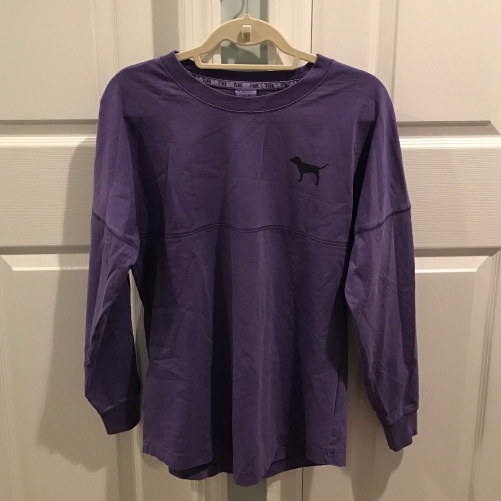 Victoria Secret PINK Long Sleeve Campus Tee